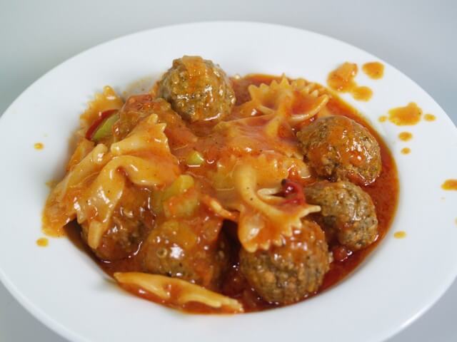 photo of Overnight Meatball And Pasta Casserole
