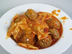 recipe for overnight meatball and pasta casserole
