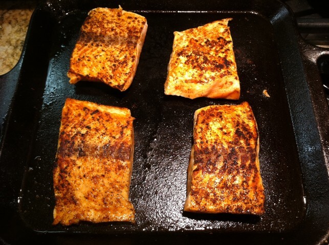 recipe for maple-chipotle glazed salmon