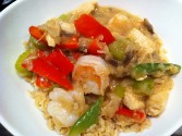 Chicken And Shrimp Vegetable Stir Fry