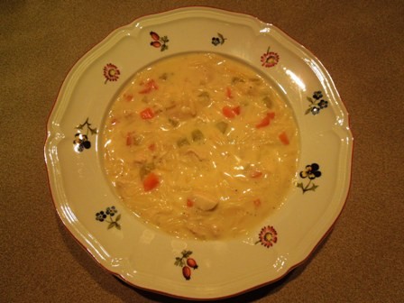recipe for greek chicken and lemon soup with orzo