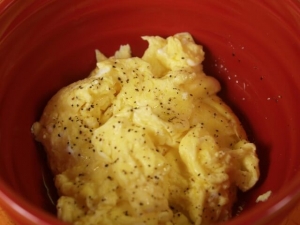 recipe for poached scrambled eggs
