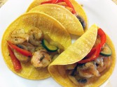 photo of Shrimp and Veggie Fajitas