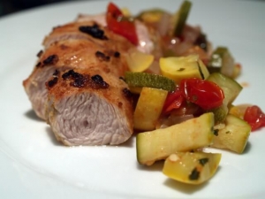 recipe for zesty turkey tenderloin with vegetables