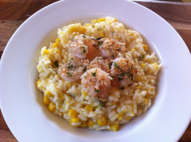 recipe for fresh corn risotto