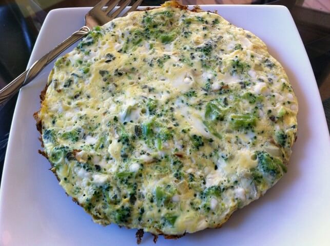Broccoli Omelet Recipe Cdkitchen Com