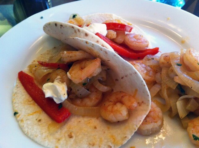 recipe for shrimp and pepper fajitas
