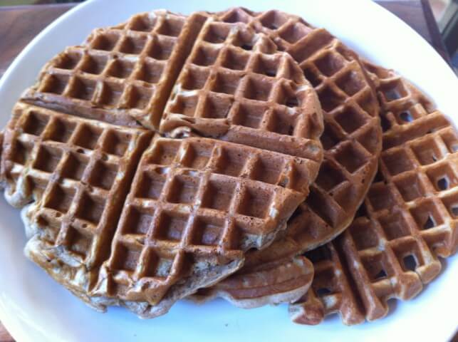 recipe for apple cider waffles
