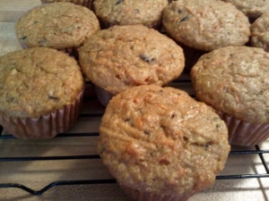 recipe for anytime apple carrot muffins