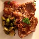 Pork Chops in Beer Gravy (Schweinekotelett in Zweibelsosse)
