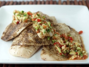 recipe for tilapia with zucchini relish