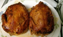 Stuffed Cornish Game Hens With Orange Sauce