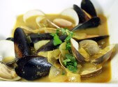 Indian-Spiced Mussels Or Clams