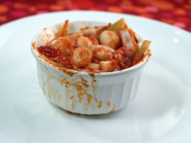 photo of Scallops Baked With A Julienne of Vegetables