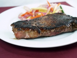 recipe for cracklin' sugar-charred cowboy steak