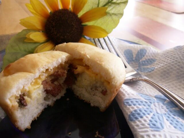 photo of Low-Fat Bacon, Egg And Cheese Pancake Muffins