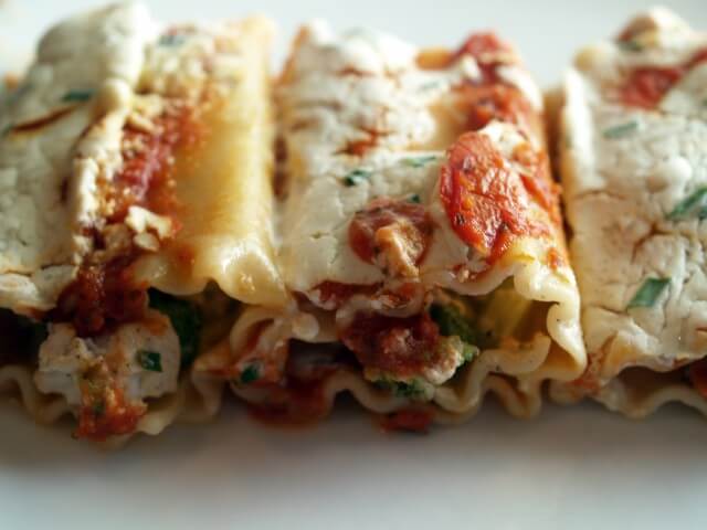 photo of Turkey Lasagna Rolls With Chive-Cream Sauce