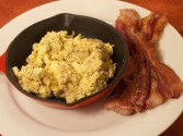 Crispy Bacon and Scrambled Eggs