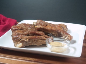 recipe for slow cooker country ribs with maple mustard sauce