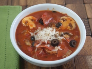 recipe for pizza soup