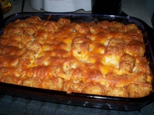 recipe for chili tot casserole