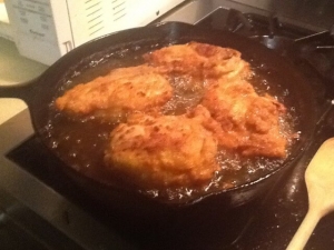 recipe for buttermilk-brined fried chicken