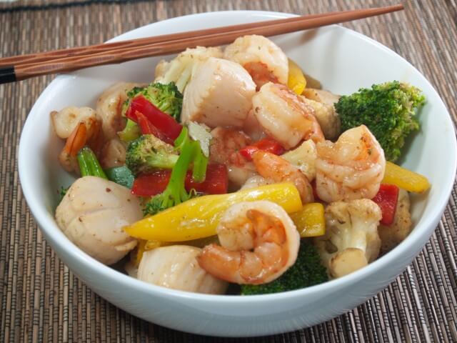 Saucy Seafood Stir-Fry Recipe | CDKitchen.com