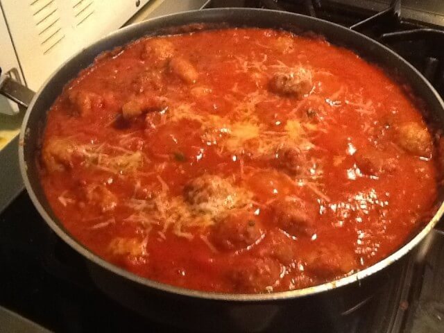 photo of Lightened Up Traditional Spaghetti & Meatballs