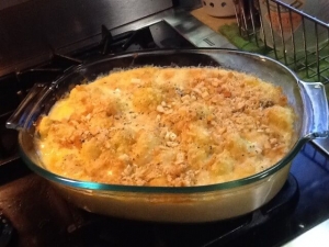 recipe for cauliflower with creamy cheese sauce
