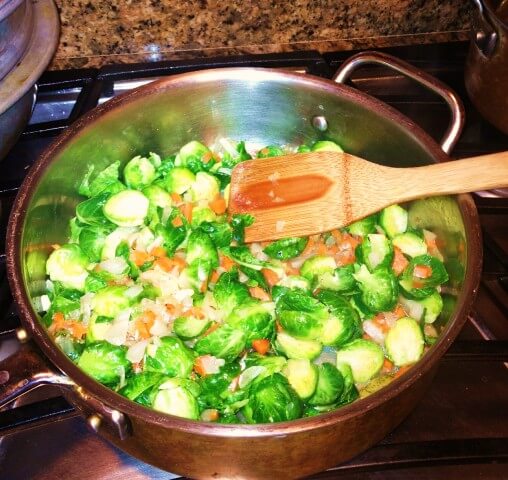 recipe for sauteed brussels sprout leaves