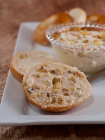 recipe for honey cream cheese spread with walnuts