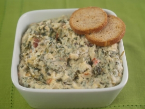 recipe for copycat cheddar's santa fe spinach dip