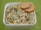 view the recipe for Copycat Cheddar's Santa Fe Spinach Dip