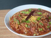 view the recipe for Slow & Spicy Slow Cooker Chili