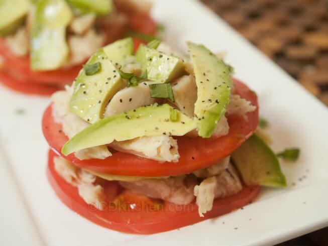 photo of Basil Chicken Stack-Ups
