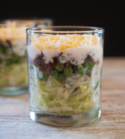 photo of Healthy Layered Party Pea Salad