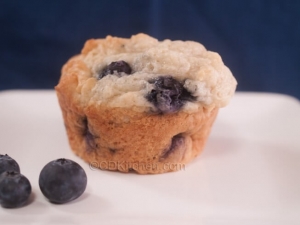 recipe for low sugar blueberry muffins