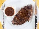 view the recipe for Spicy Sirloin Steak With Chipotle Sauce