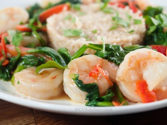 Thai Shrimp And Spinach Curry Recipe | CDKitchen.com