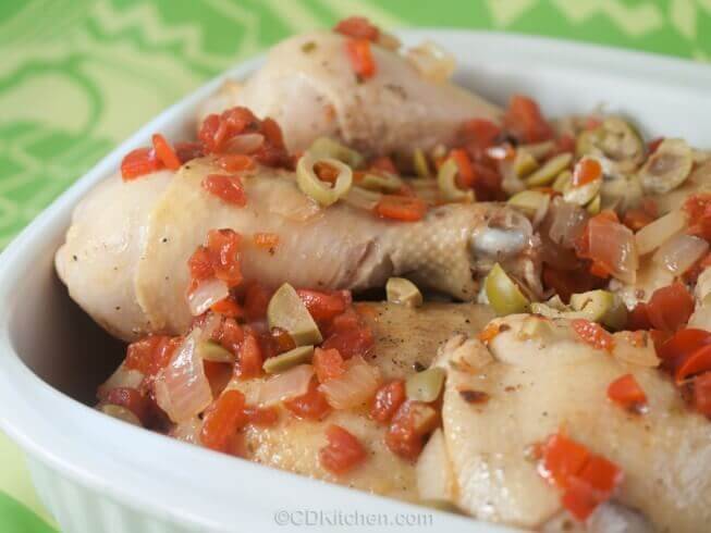photo of Spanish Chicken With Tomatoes, Peppers, And Olives