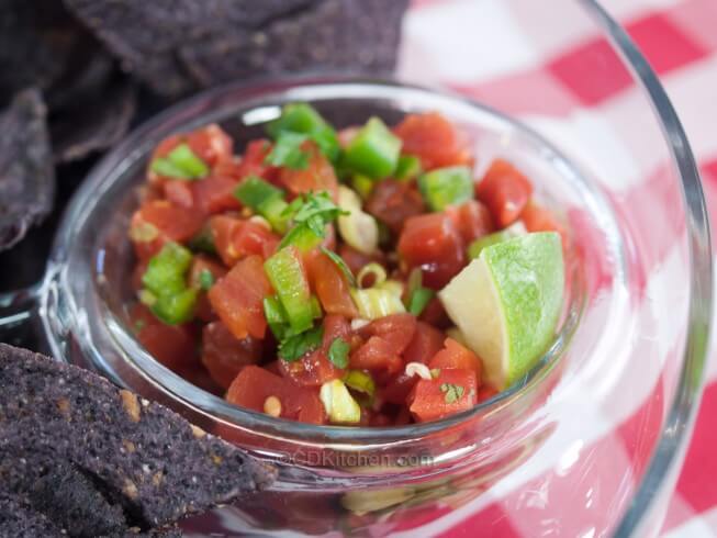 fresh-and-easy-salsa-with-blue-corn-chips-recipe-cdkitchen