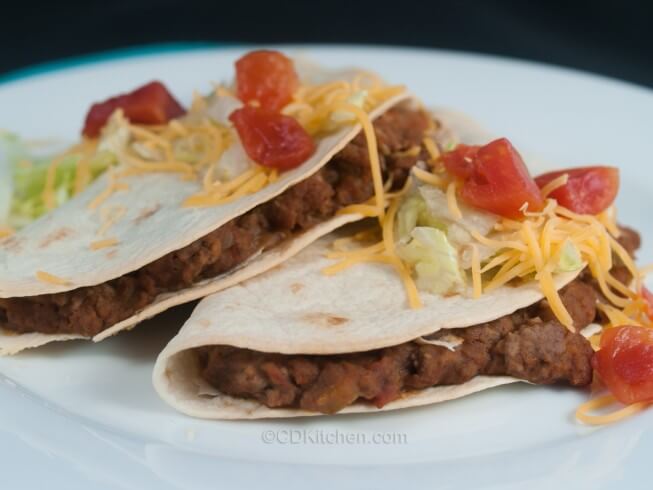 Baked Tacos Recipe | CDKitchen.com