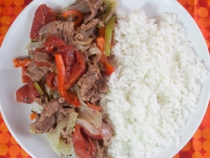 recipe for beef with sweet peppers