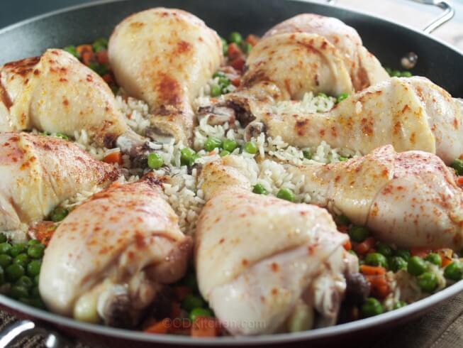 photo of Drumstick Skillet with Rice