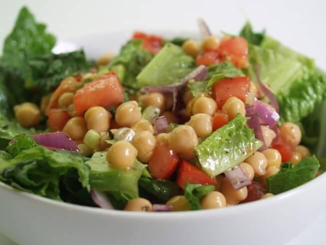 photo of Chick Pea and Red Onion Salad