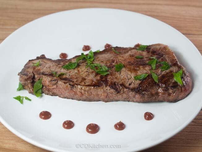 photo of New York Strips with Mesa Steak Sauce