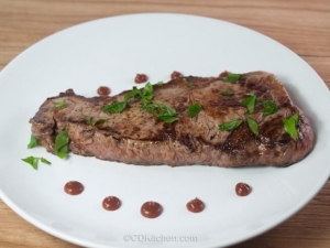recipe for new york strips with mesa steak sauce