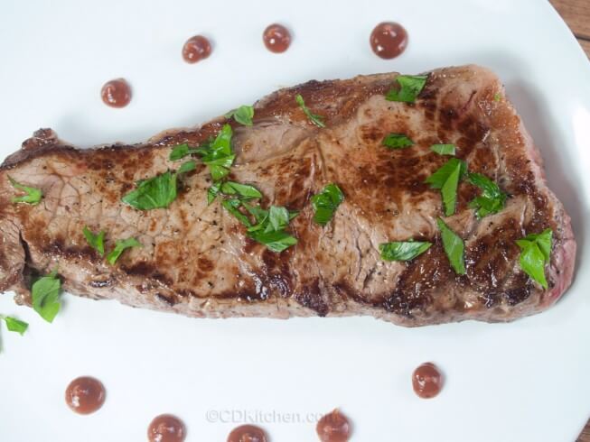 photo of New York Strips with Mesa Steak Sauce