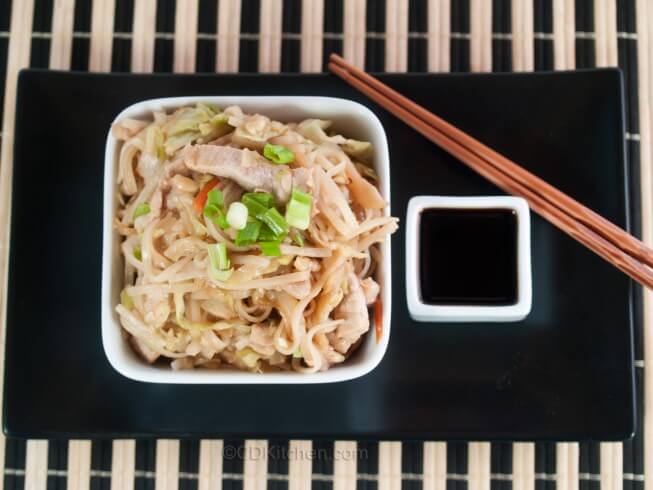 Asian Pork And Noodle Stir Fry Recipe