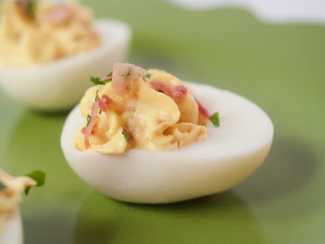 photo of Bacon-Stuffed Eggs